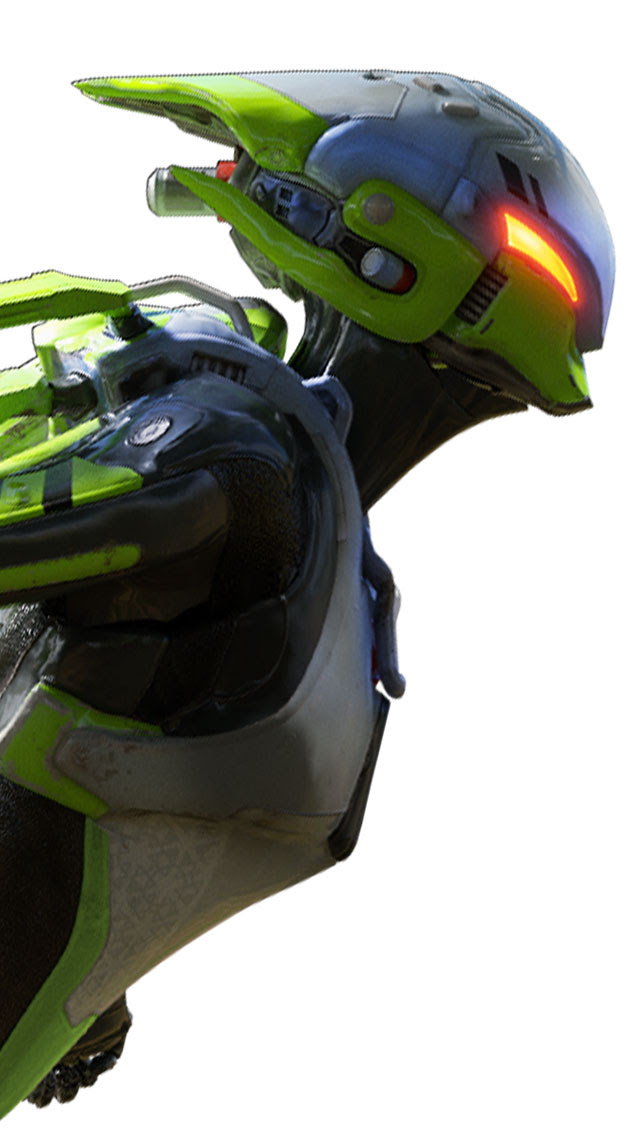 A side profile of the green Javelin.