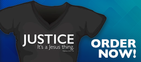 Justice. It's a Jesus Thing t-shirt