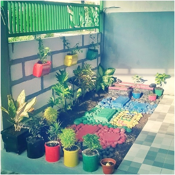 Menghias Taman  Sekolah Sederhana Model Desain Rumah