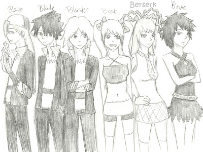 Friendship cute anime boy and girl drawing 168311
