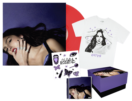 Olivia Rodrigo's 'GUTS' signed vinyl & limited edition box sets