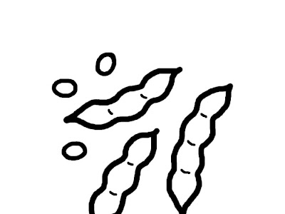 √完了しました！ エダマメ 枝豆 イラスト かわいい 762091