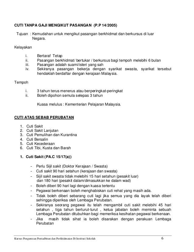 Surat Memohon Cuti Tanpa Rekod - Rasmi B