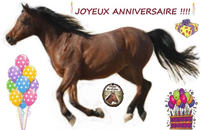 Carte Anniversaire Animee Chevaux Dasaquenguli Forsa