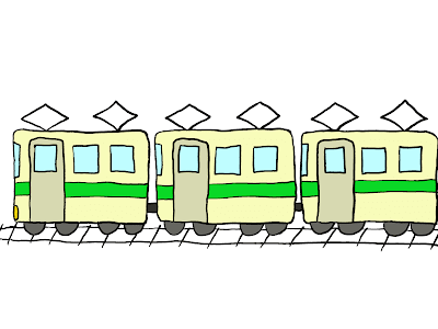 電車 イラスト 簡単 200554