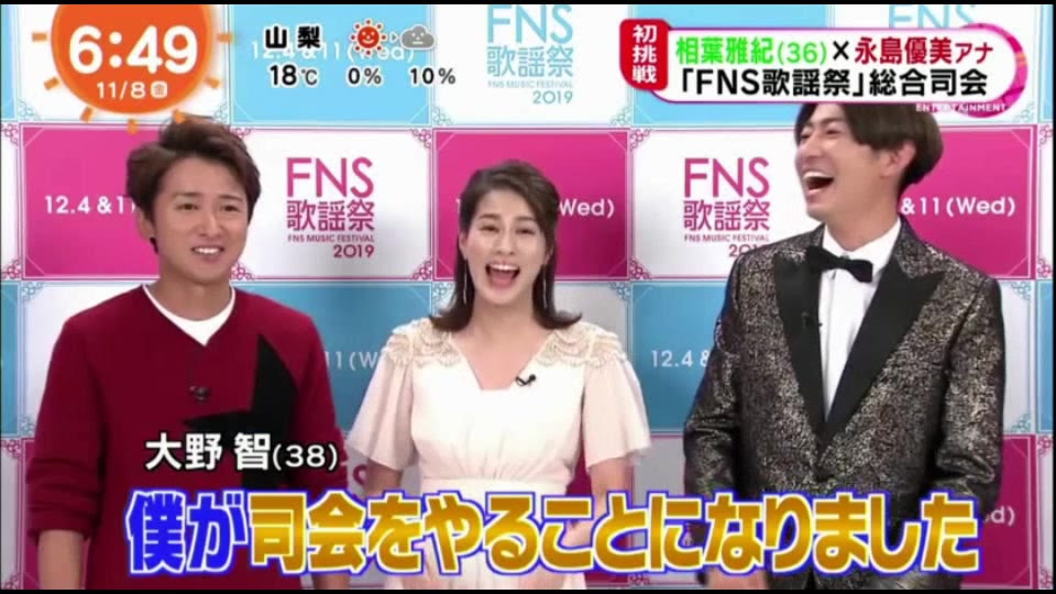 有名な Fns 18 司会 自分に
