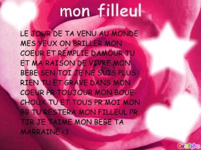 Message Pour Filleule