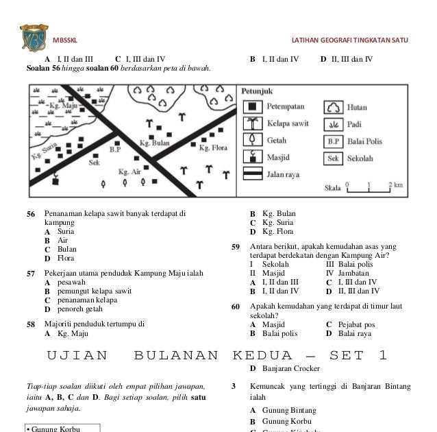 Soalan Latihan Geografi Tingkatan 1 Kssm - Pewarna b