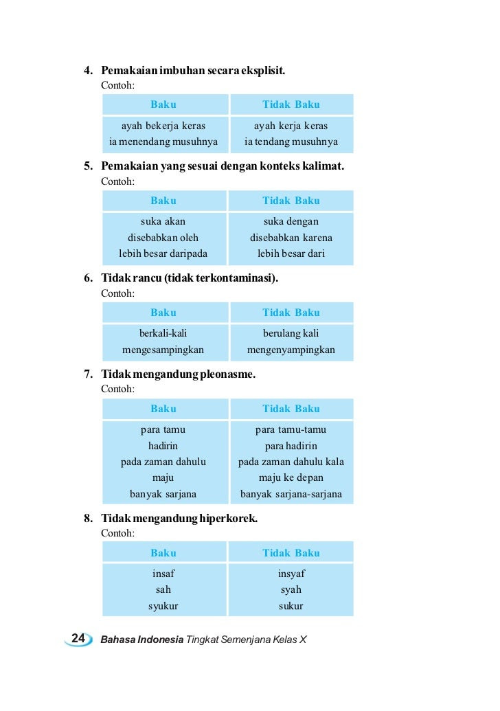 Contoh Kalimat Homofon Sah-syah - Cable Tos