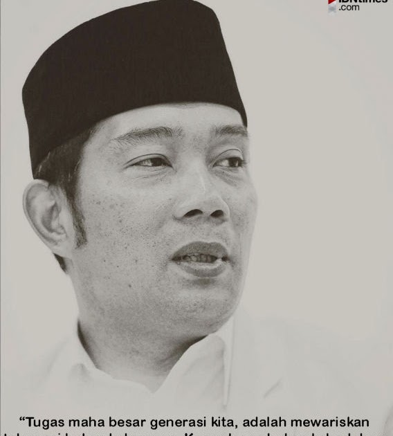  Kata Kata  Bijak Ridwan Kamil Bahasa  Sunda  Kerotoh