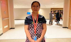 Naw Ei Ei Min, miembro del Consejo Ejecutivo del Pacto de los Pueblos Indígenas de Asia.
