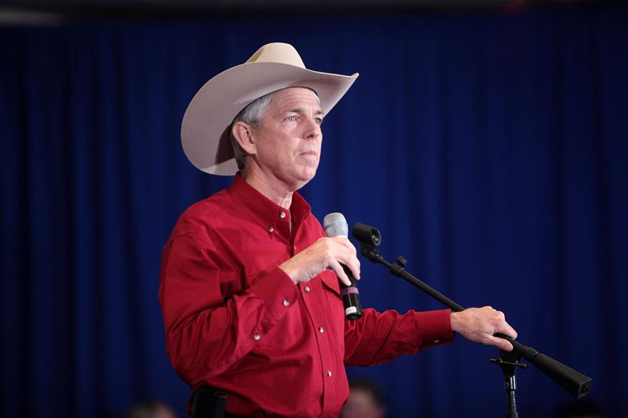 David Barton speaks at a Nevada Courageous Conservatives rally.