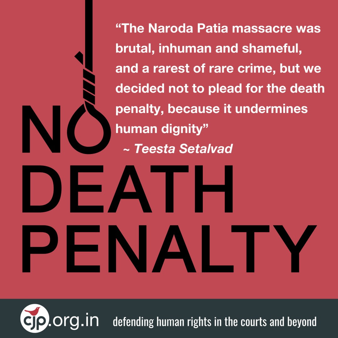 If someone murders someone else, they have given up their human rights, including the one to stay alive themselves. World Day Against Death Penalty India Needs To Abolish Capital Punishment Sabrangindia