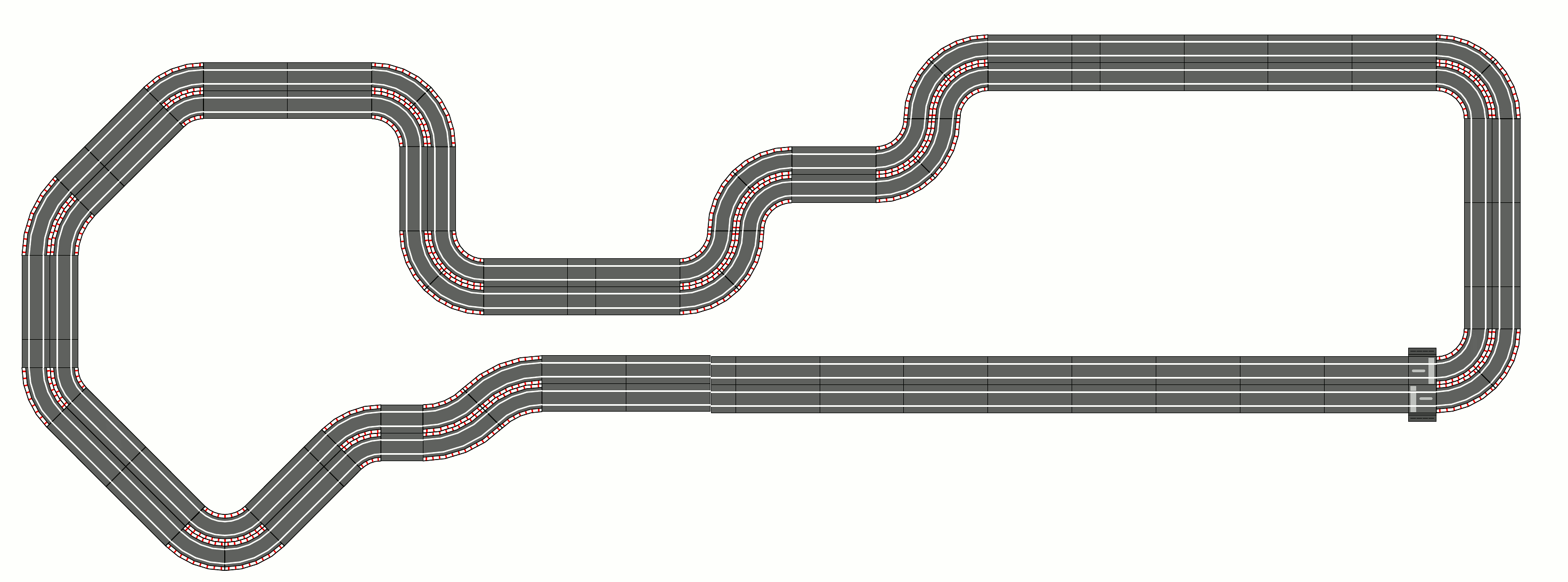 The 6.003 km circuit played host to the 2016 european grand prix, four years after the event was last held in valencia. Baku City Circuit Vierspurig Carrera Go Digital 143 Schlitzflitzer