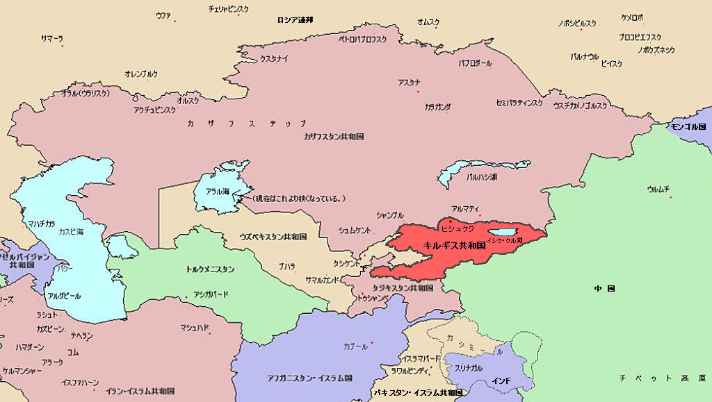 Japan Image 世界地図 アジア 首都