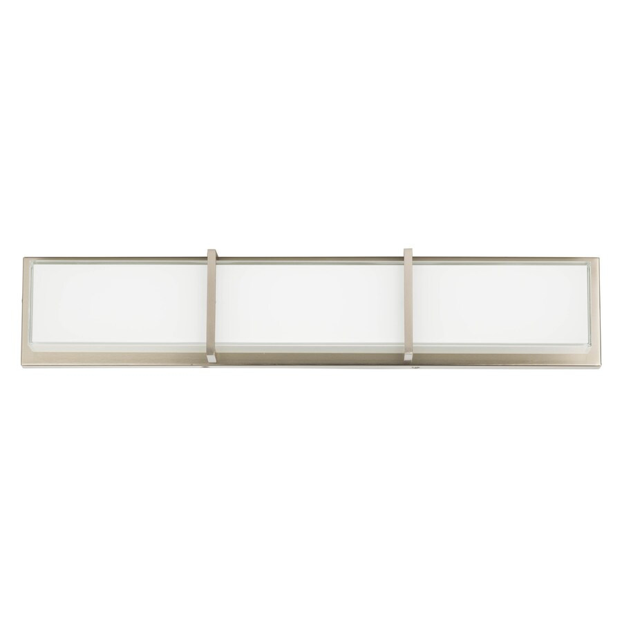 Shop allmodern for modern and contemporary bath bar vanity lighting to match your style and budget. Allen Roth Brighton 4 Light Nickel Modern Contemporary Vanity Light Bar In The Vanity Lights Department At Lowes Com