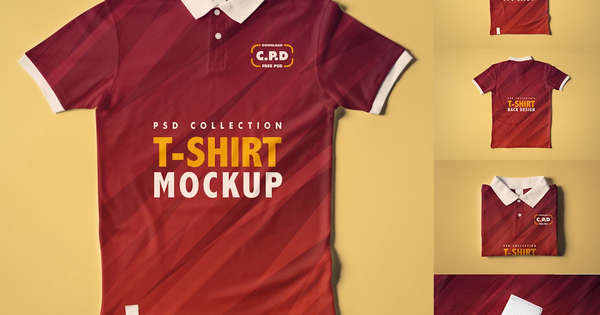 Download 50+ Collar T Shirt Mockup Psd Free Download