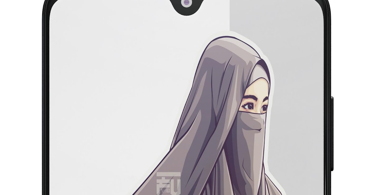 33 Gambar  Kartun Lucu Muslimah Pp Wa  Keren Hd  Gif 
