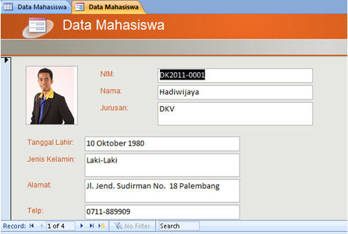Contoh Database Absensi Mahasiswa - Tea Newer