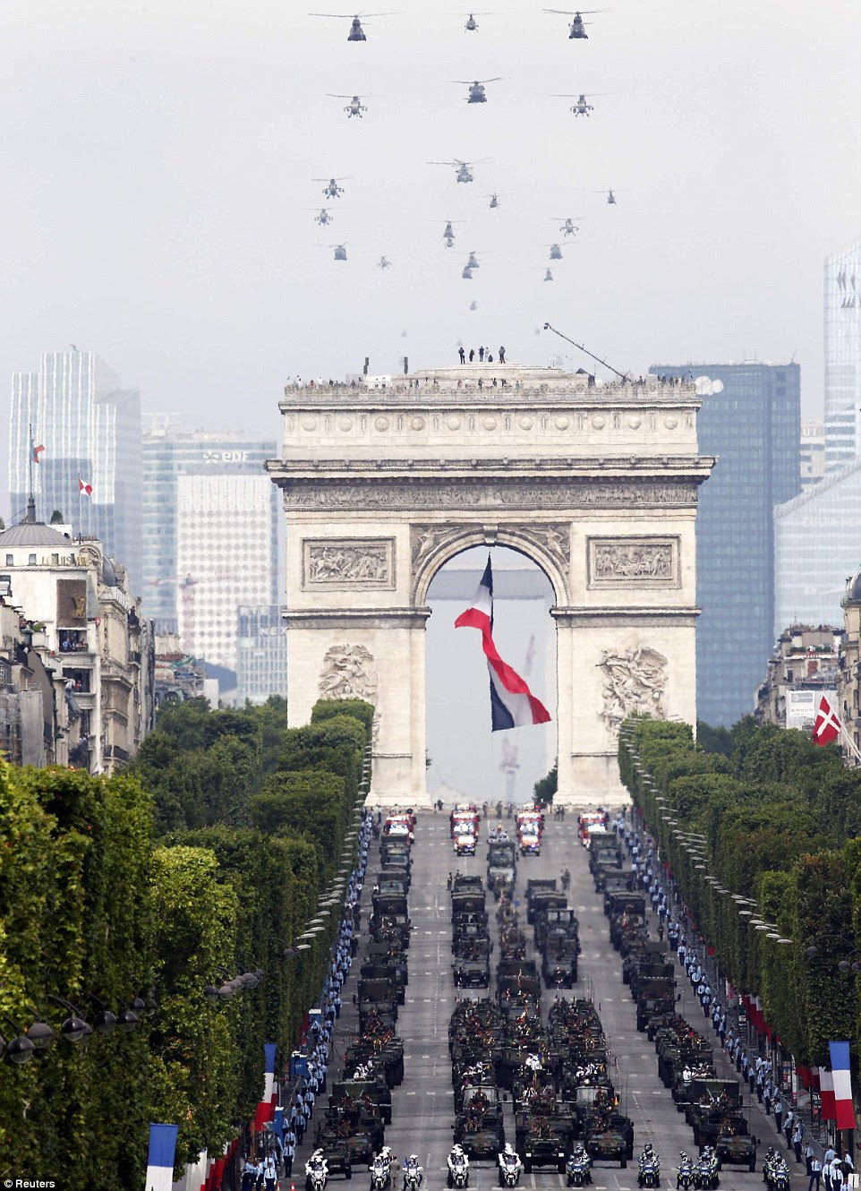 President Hollande said he wanted to avoid  tension between France's Muslim and Jewish communities following clashes outside a Paris synagogue over the weekend