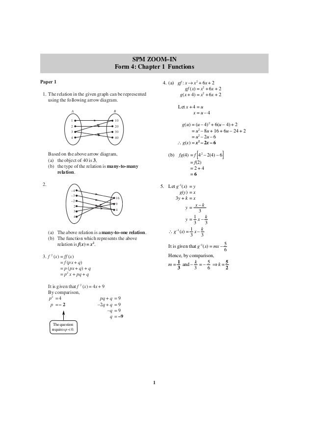 Soalan Add Math Form 4 Dan Skema Jawapan - Selangor v