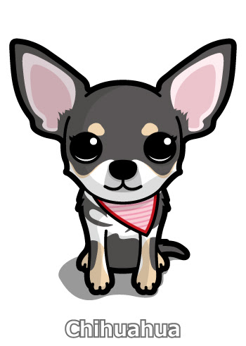 あなたのためのイラスト これまでで最高のロング コート チワワ チワワ イラスト かわいい