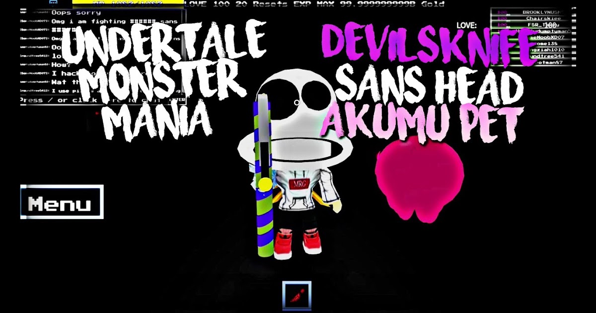 Roblox Undertale Monster Mania Sans Rush Free Roblox Items 2019 September Holidays - roblox undertale monster mania rancer shrine roblox outfits