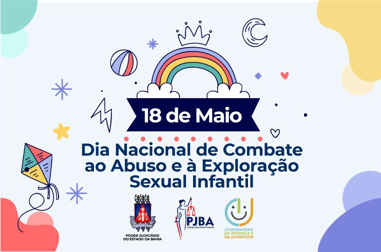 Para o 18 de maio esta com uma ação com a rede de enfrentamento a exploração sexual e comercial de criança e adolescente da capela do socorro e parelheiros/sp. Tjba