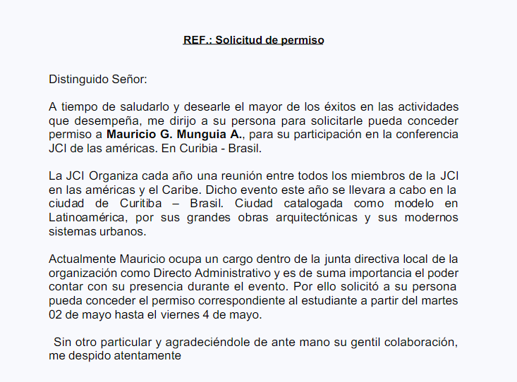 Carta De Motivos Para Trabajar En La Policia - m Carta De