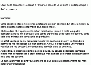 Lettre De Motivation Opticien