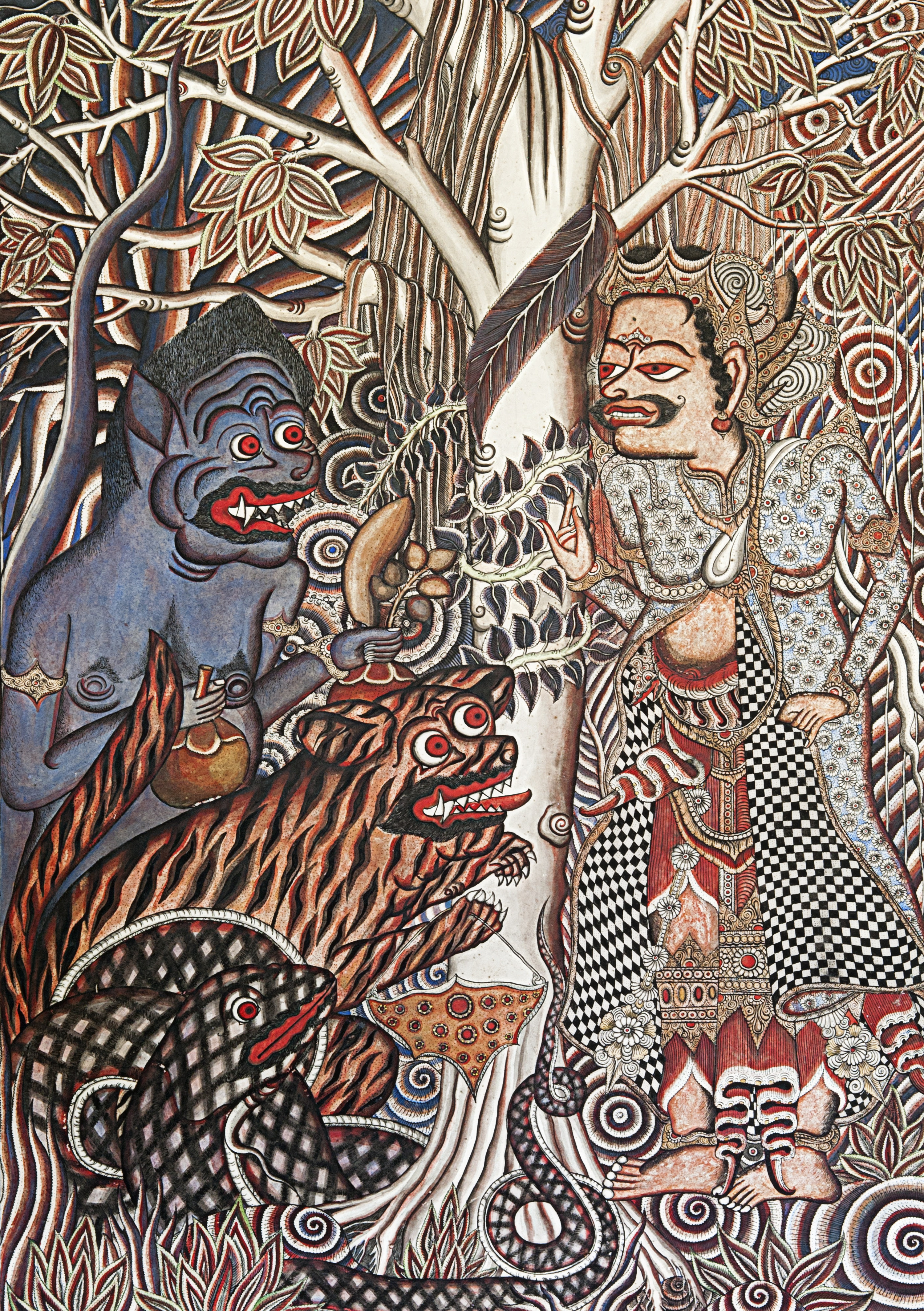 Paling Inspiratif Lukisan Wayang Kamasan Bali Seventy Seven