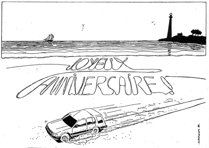 Rogercastaneda Carte Anniversaire Gratuite Voiture De Rallye