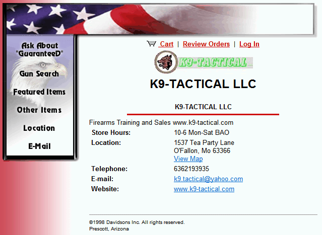 While only applicable for new firearms or guns for sale online is simple. Gun Shop K9 Tactical Com