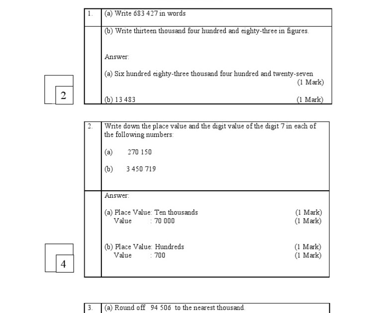 Soalan Matematik Tingkatan 2 Pdf - Selangor o