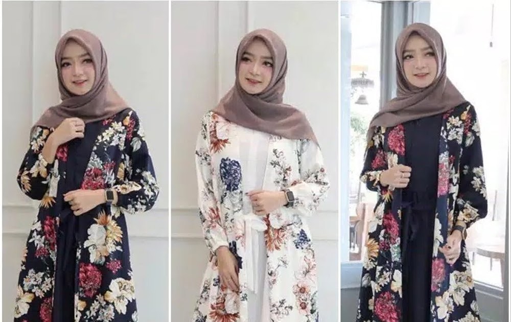 25 Inspirasi Keren Baju  Gamis  Jaman  Sekarang  2021 