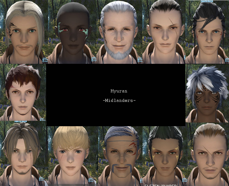 すごい Ff14 キャラメイク ヒューラン 男 レシピ がくめめ