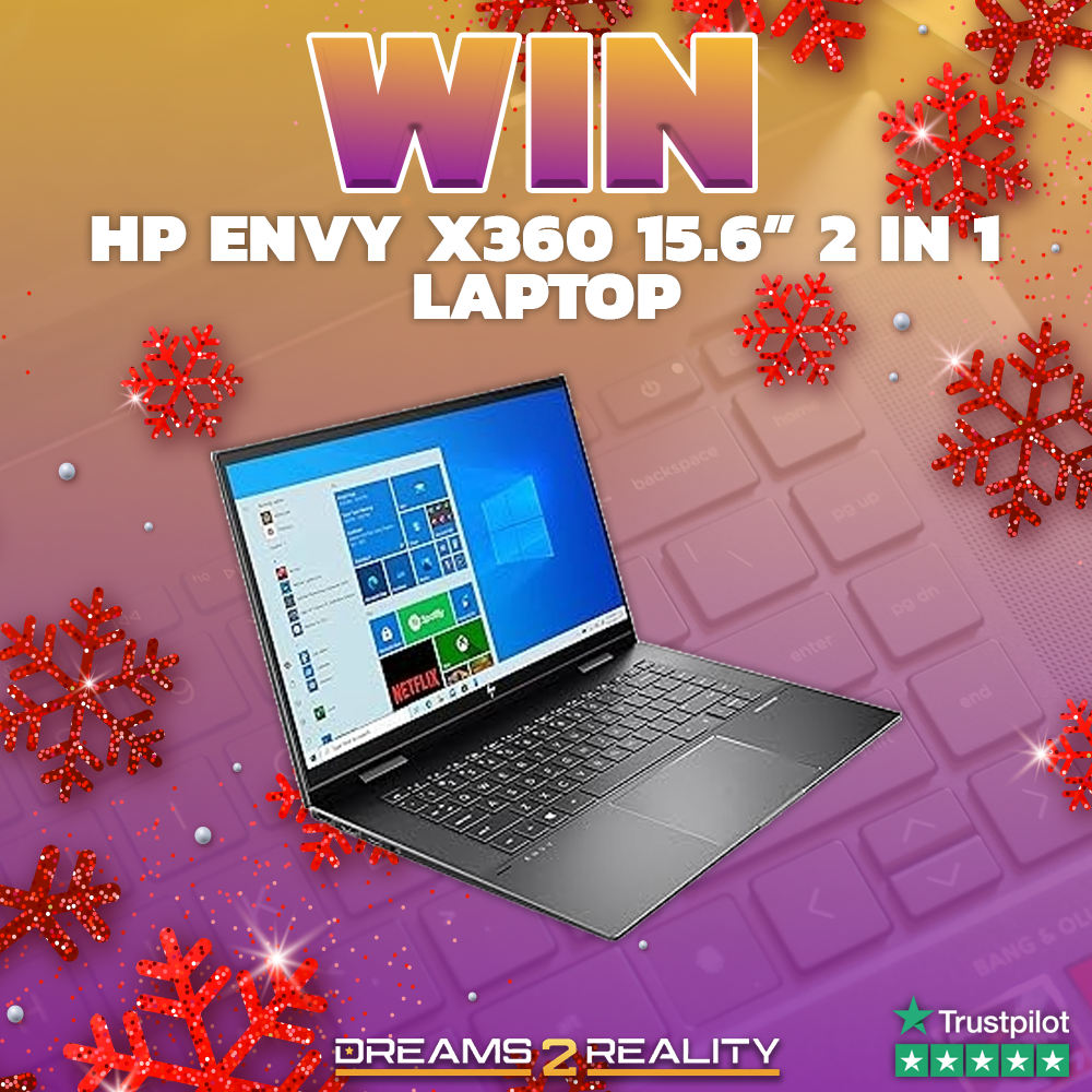 Image of Win a HP ENVY x360 15.6" 2 in 1 Laptop