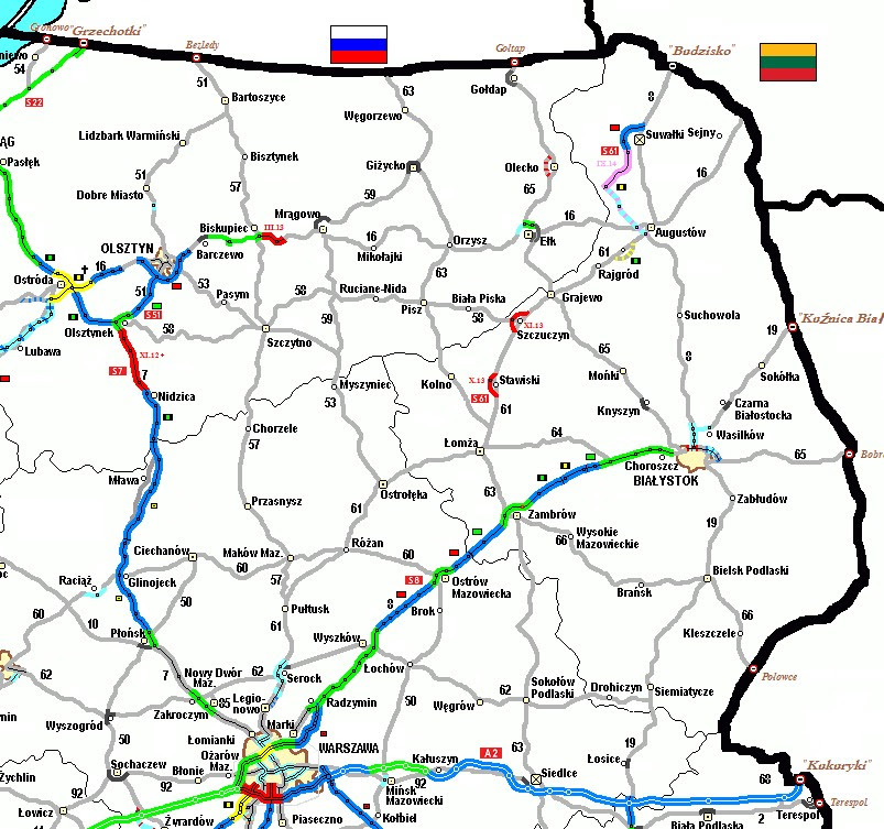 Pirmadienio popietę „via baltica kelyje, ties vandžiogala, užsiliepsnojo vilkikas. Pl Via Baltica Lenkijoje Augustavo Ir SuvalkÅ³ Aplinkkeliai E67 S8 S61 Miestai Ir Architektura