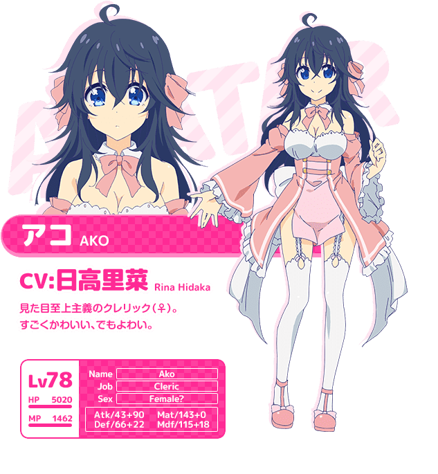 ロイヤリティフリー玉置 亜子 アニメ イラスト画像