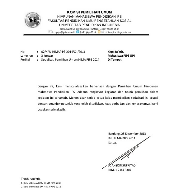 Contoh Surat Edaran Contoh Surat Edaran Sekolah Resmi