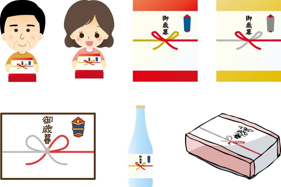 最高のコレクション お中元 イラスト イラスト素材