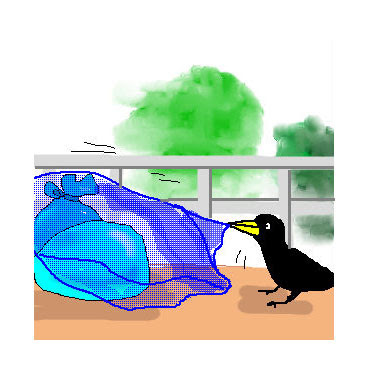 動物画像のすべて 75 カラス ゴミ イラスト 無料