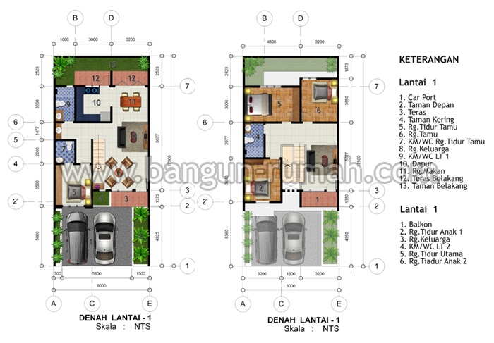 Desain Rumah  Lebar  4 5  Meter  Gambarrrrrrr