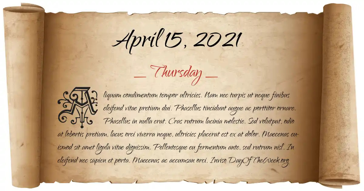 Are african countries facing an obesity crisis? What Day Of The Week Is April 15 2021