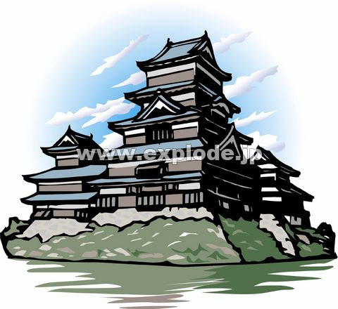 イラスト集 トップ100松本 城 イラスト