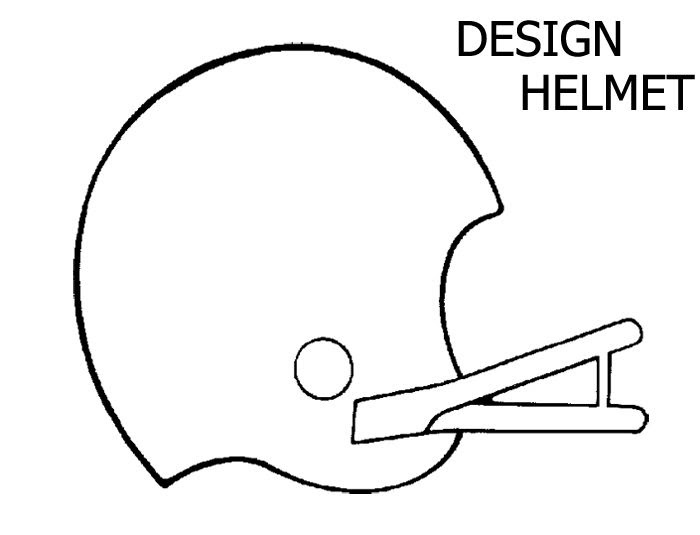Helmet Broncos Football Helmet Drawing