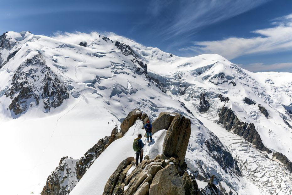 Un alpiniste étranger meurt dans la descente du mont Maudit dans le massif du Mont-Blanc