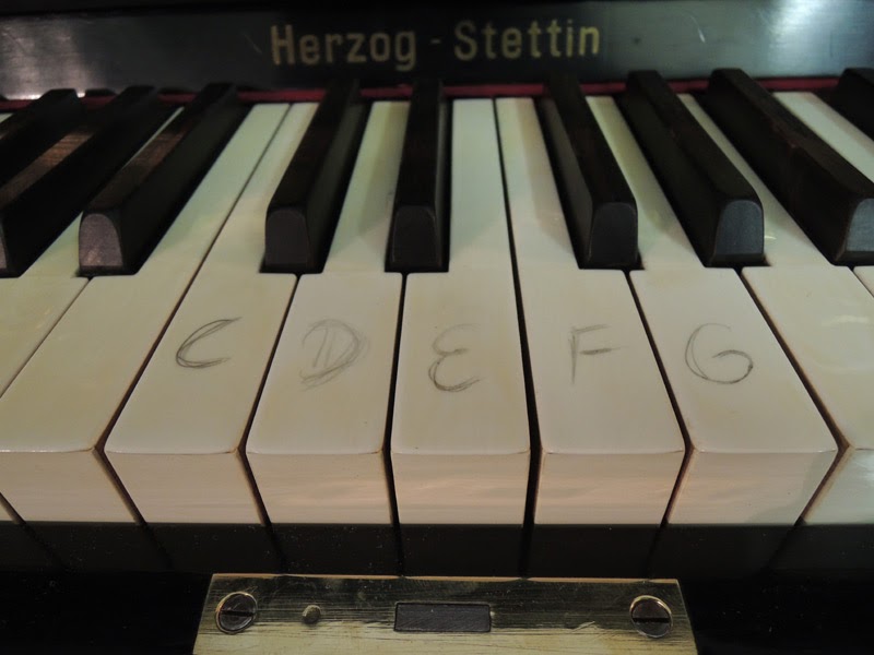 Flügel Klavier Beschriften / Spielen Des Keyboards In ...