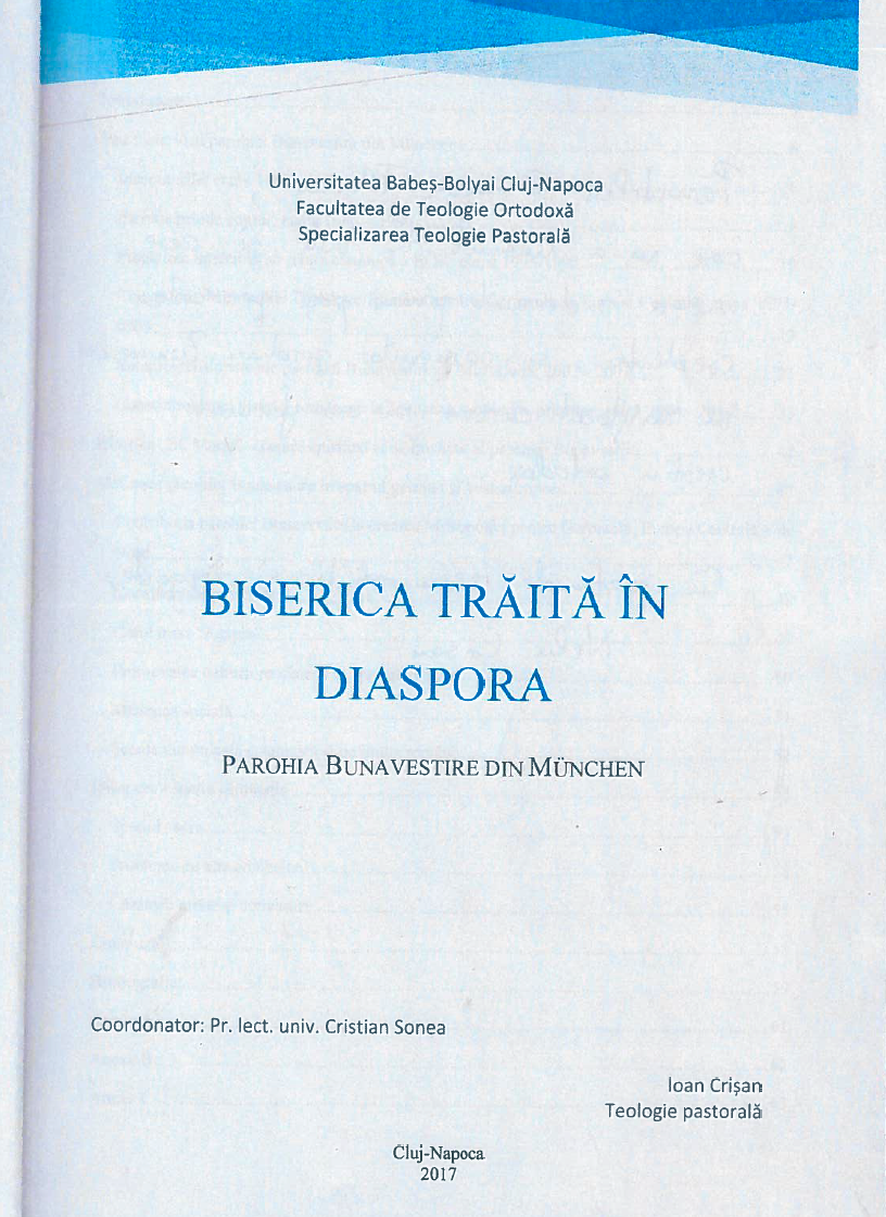 Oricarui traitor in tara asta bogata in saracie (adica un om normal la cap) sumele acele i se par sfidator de mari si acordate fara niciun discernamant. Istoric Parohia Ortodoxa Romana Buna Vestire Munchen