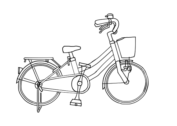 無料ダウンロード 自転車 イラスト 書き方 2625 自転車 イラスト 書き方 簡単